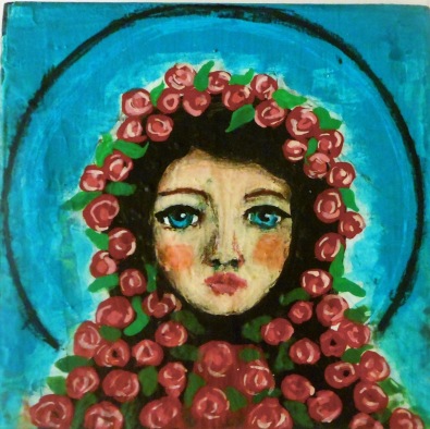 St. Therese Mini Painting